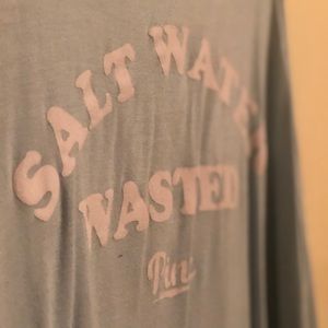 A blue tank top from PINK